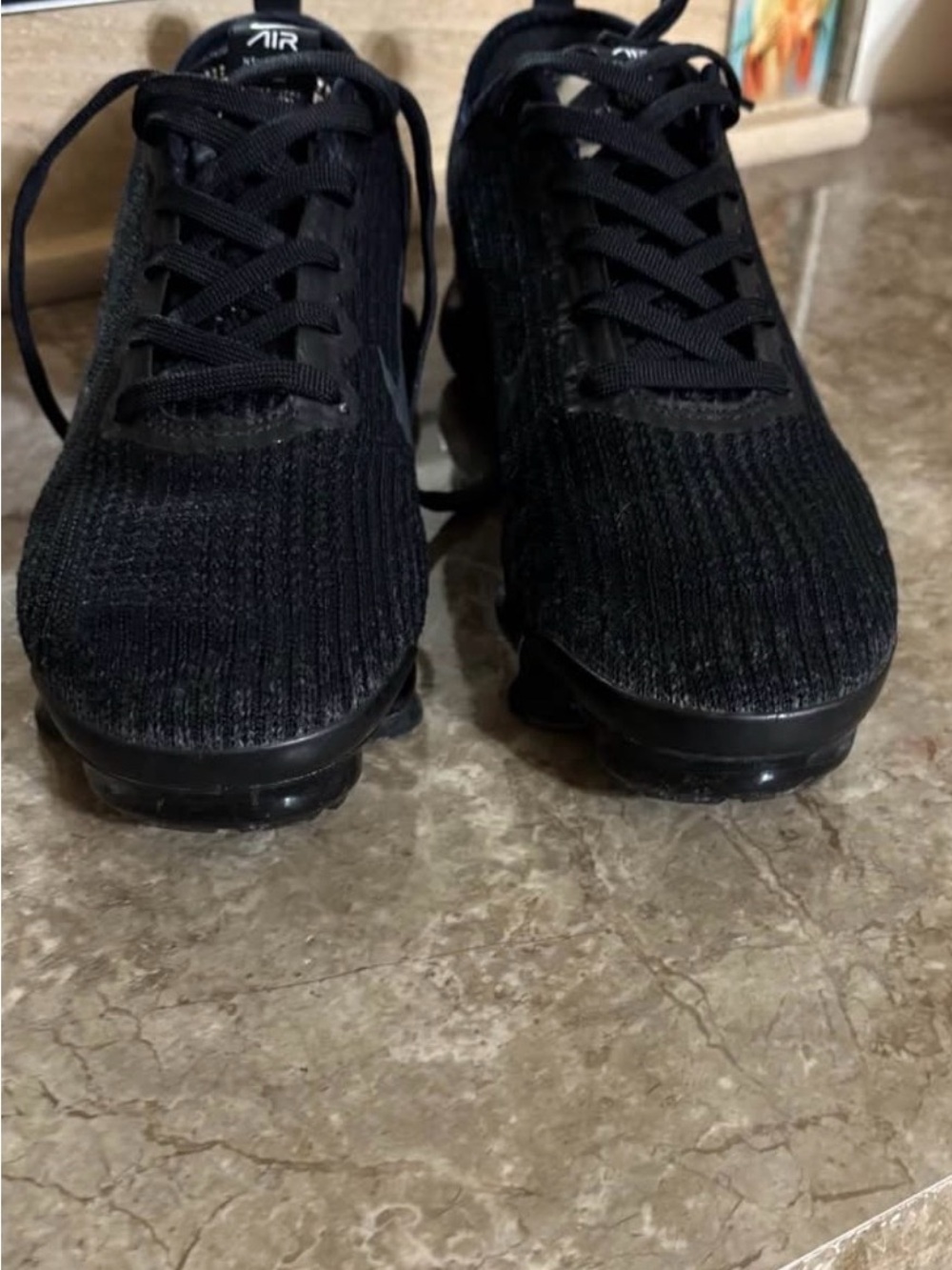 Nike Black Knit Air VaporMax Sneakers